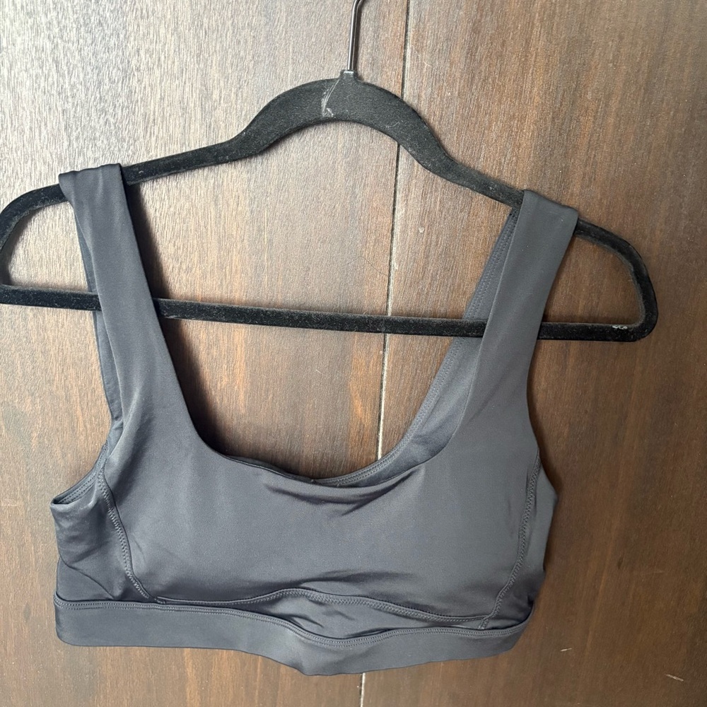 Fabletics Scoop Back Swim Bra in Black